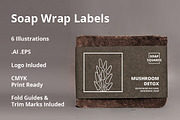 4 Soap Wrap Labels ( +2 Free )