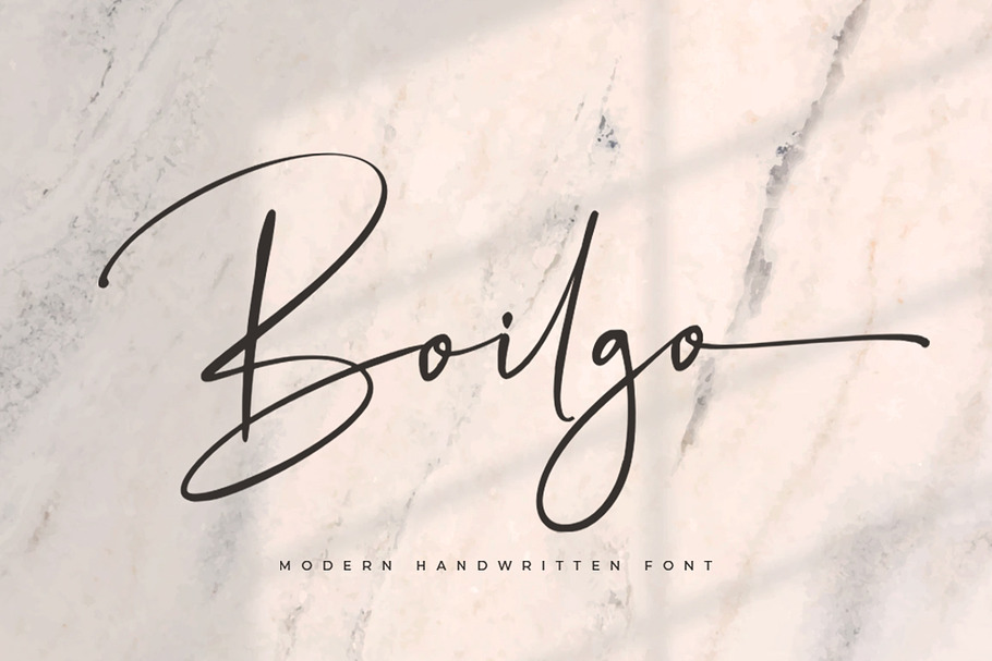 Boilgo - Handwritten Font