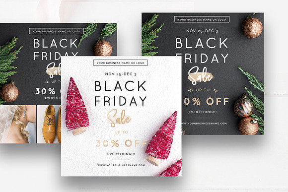 Black Friday Social Media Templates in Instagram Templates - product preview 1