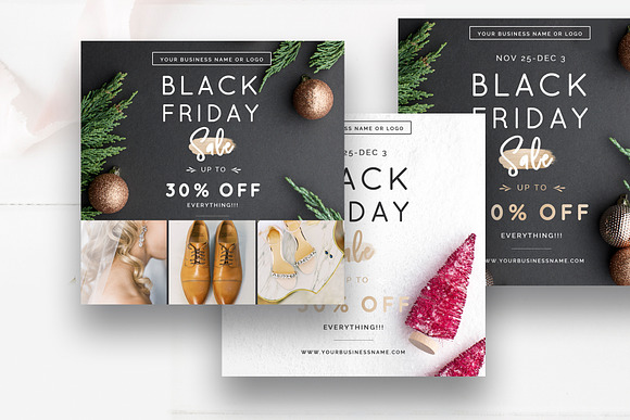 Black Friday Social Media Templates in Instagram Templates - product preview 2