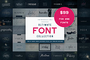 Ultimate Font Collection 296 fonts