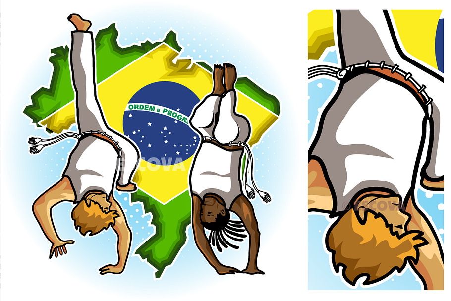 Brazilian Martial Art Capoeira in Illustrations - product preview 8