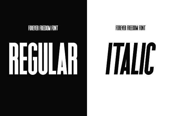 Forever Freedom Font Family in Sans-Serif Fonts - product preview 1