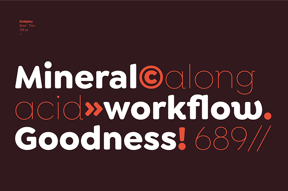Goldplay - Intro Offer 84% off in Sans-Serif Fonts - product preview 12