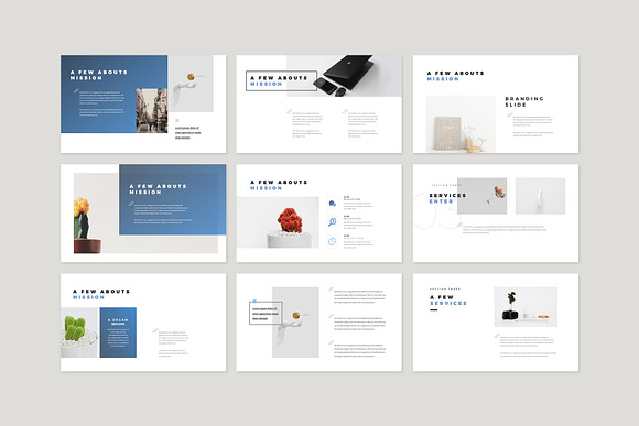 Enter Minimalist PowerPoint Template in PowerPoint Templates - product preview 3