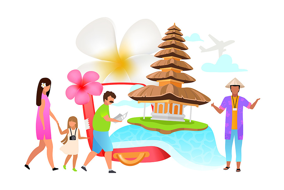Tourism flat vector illustration in Illustrations - product preview 8