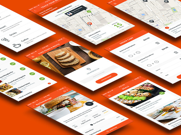 Food & Resto UI Kit in Templates - product preview 2