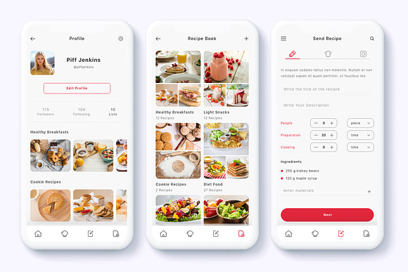 Roka - Recipes and Food Plan App UI in App Templates - product preview 3