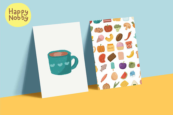 Colorful Foodies Graphics in Illustrations - product preview 1