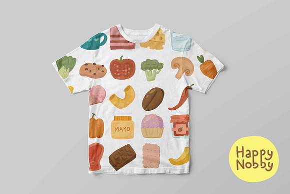 Colorful Foodies Graphics in Illustrations - product preview 2
