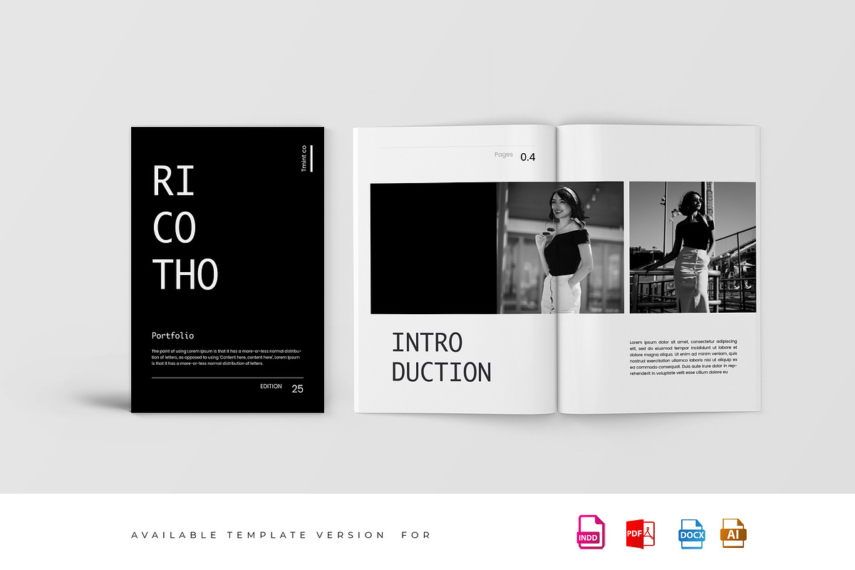 Richoto - Fashion Lookbook in Brochure Templates - product preview 8