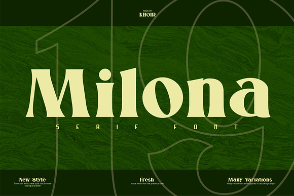 Milona in Serif Fonts - product preview 9