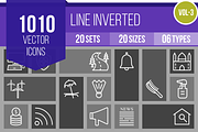 1010 Line Inverted Icons (V3)