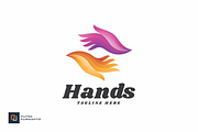 Hands - logo Template