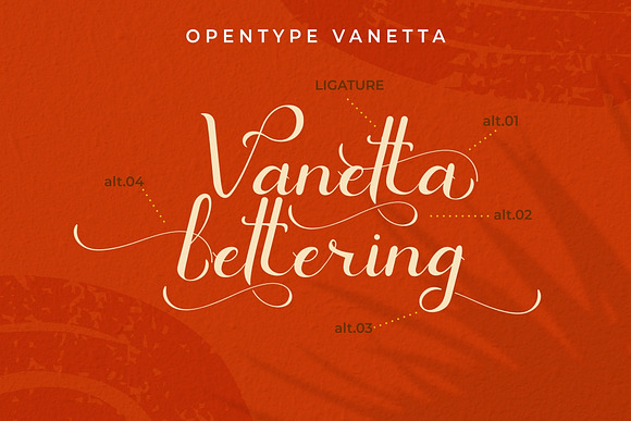 Vanetta in Script Fonts - product preview 3