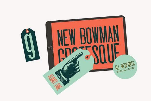 New Bowman (+webfonts) in Display Fonts - product preview 1