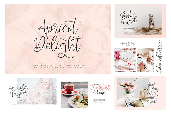 Calligraphy Handwritten Font Bundle in Script Fonts - product preview 1
