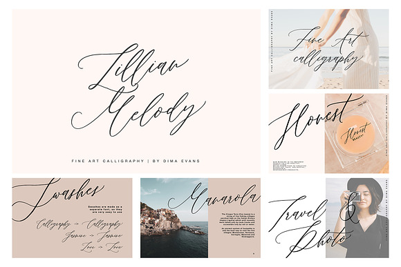 Calligraphy Handwritten Font Bundle in Script Fonts - product preview 7