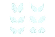 Pairs of Wings, Angelic Feathers and