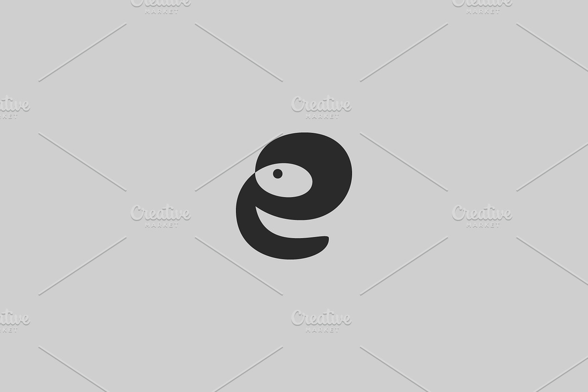 Letter e + Elephant Logo + Bonus in Logo Templates - product preview 8