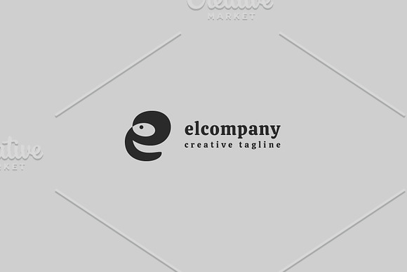 Letter e + Elephant Logo + Bonus in Logo Templates - product preview 2