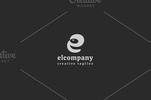 Letter e + Elephant Logo + Bonus in Logo Templates - product preview 6