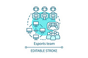 Esports team concept icon