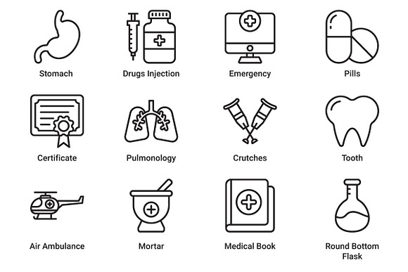 Medical & Healthcare in Medical Icons - product preview 5