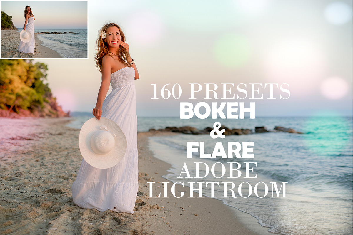 160 Bokeh & Flare Lightroom Presets in Add-Ons - product preview 8