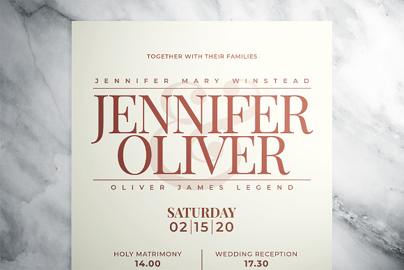 Minimalist Wedding Suite in Wedding Templates - product preview 1