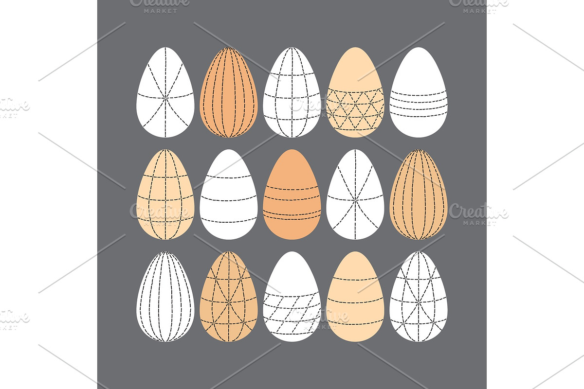 Scandinavian Easter eggs card with in Objects - product preview 8