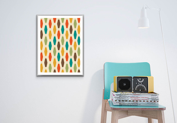 Mid-century Modern Retro Design Kit in Patterns - product preview 19