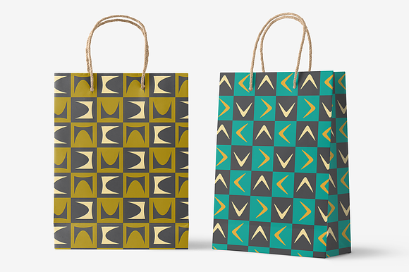 Mid-century Modern Retro Design Kit in Patterns - product preview 26