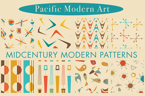 Mid-century Modern Retro Design Kit in Patterns - product preview 44
