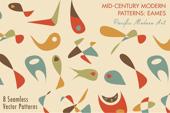 Mid-century Modern Retro Design Kit in Patterns - product preview 50
