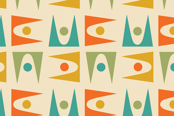 Mid-century Modern Retro Design Kit in Patterns - product preview 65