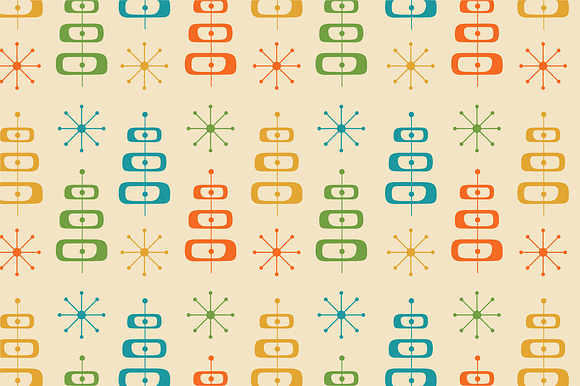 Mid-century Modern Retro Design Kit in Patterns - product preview 80