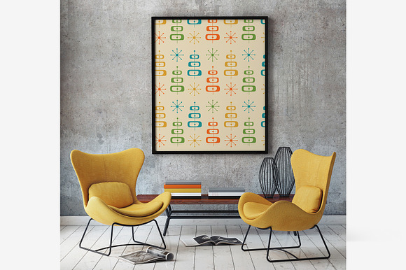 Mid-century Modern Retro Design Kit in Patterns - product preview 82
