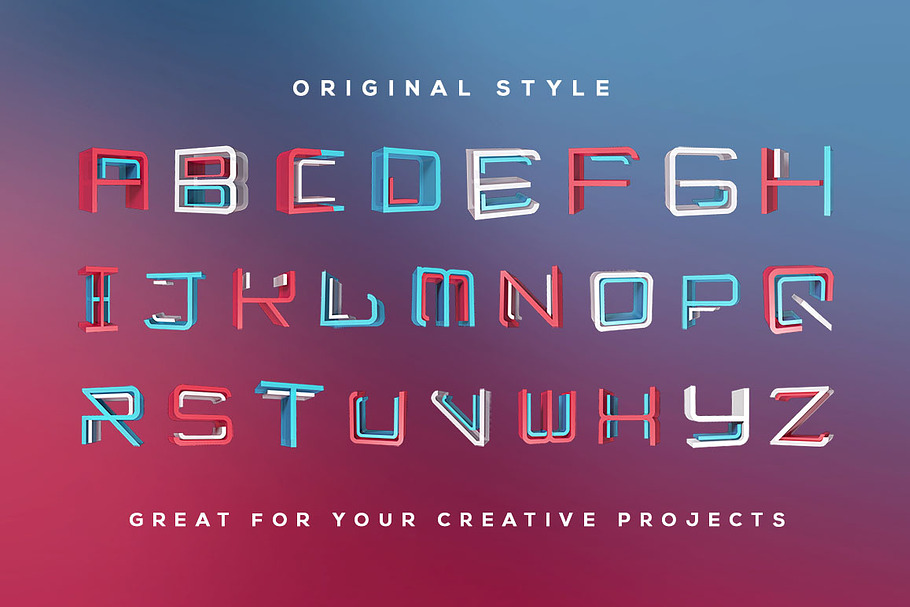 TRANST - 3D Lettering & Font in Lettering Fonts - product preview 8