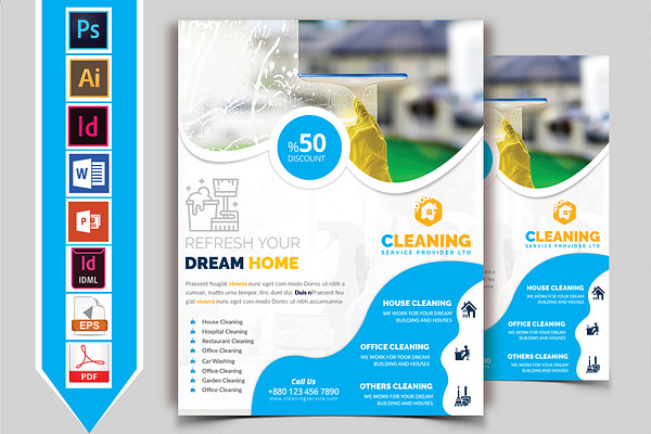 Cleaning Service Flyer Vol-04