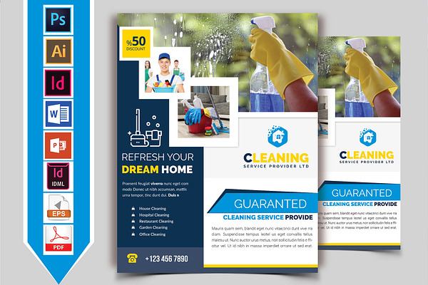 Cleaning Service Flyer Vol-07