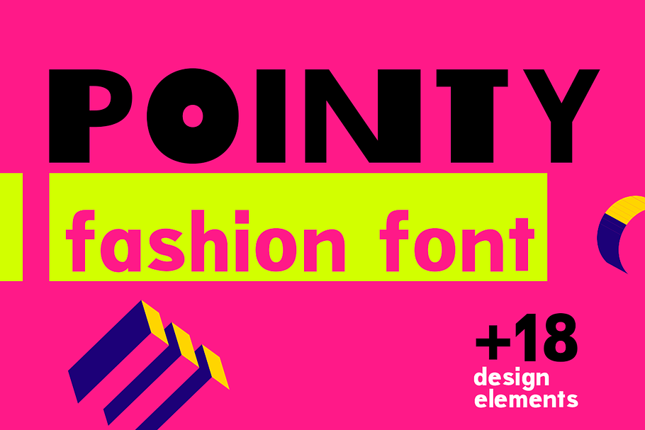 Pointy| fashion bold font in Sans-Serif Fonts - product preview 8