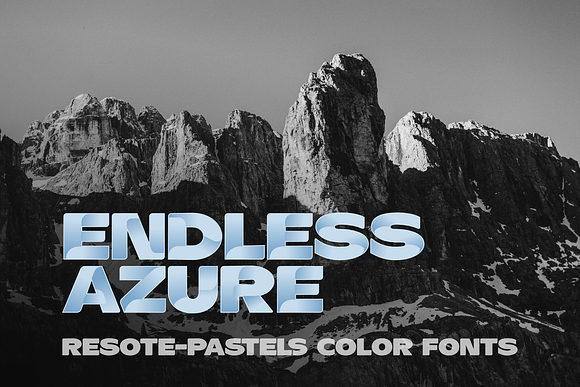 Color fonts ResotE-Pastels in Sans-Serif Fonts - product preview 6