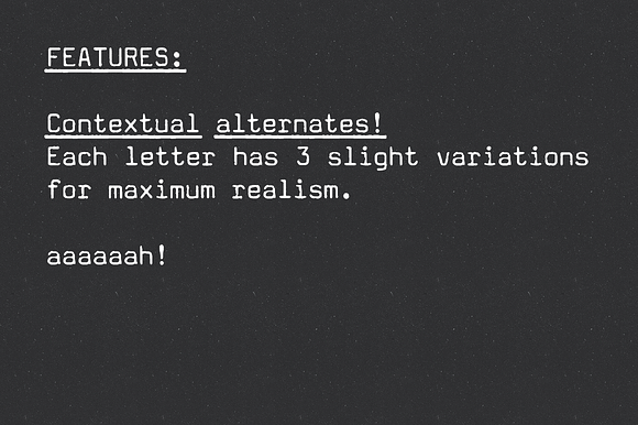 Amateur Typewriter monospaced font in Sans-Serif Fonts - product preview 1