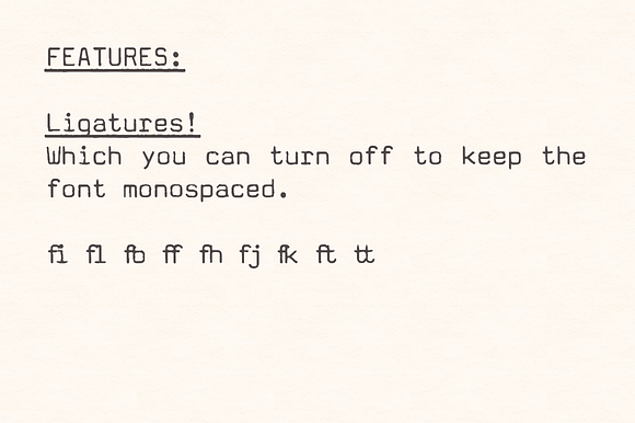 Amateur Typewriter monospaced font in Sans-Serif Fonts - product preview 3
