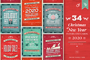 34 New Year Flyers & Cards