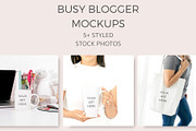 Busy Blogger Mockups (14 Images)