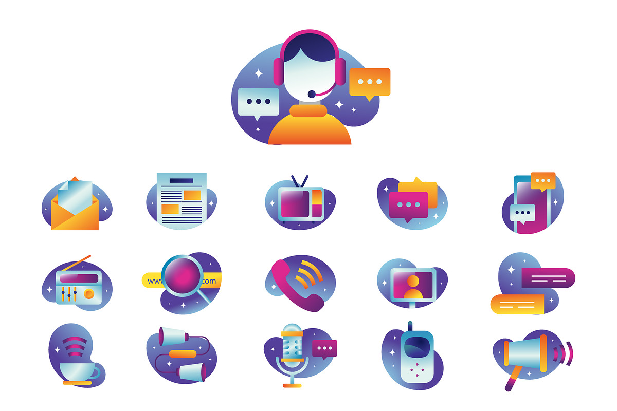 Communication Icons in Icons - product preview 8