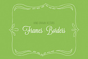 Hand Drawn Vector Borders and Frames