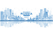 Outline Welcome to Russia Skyline